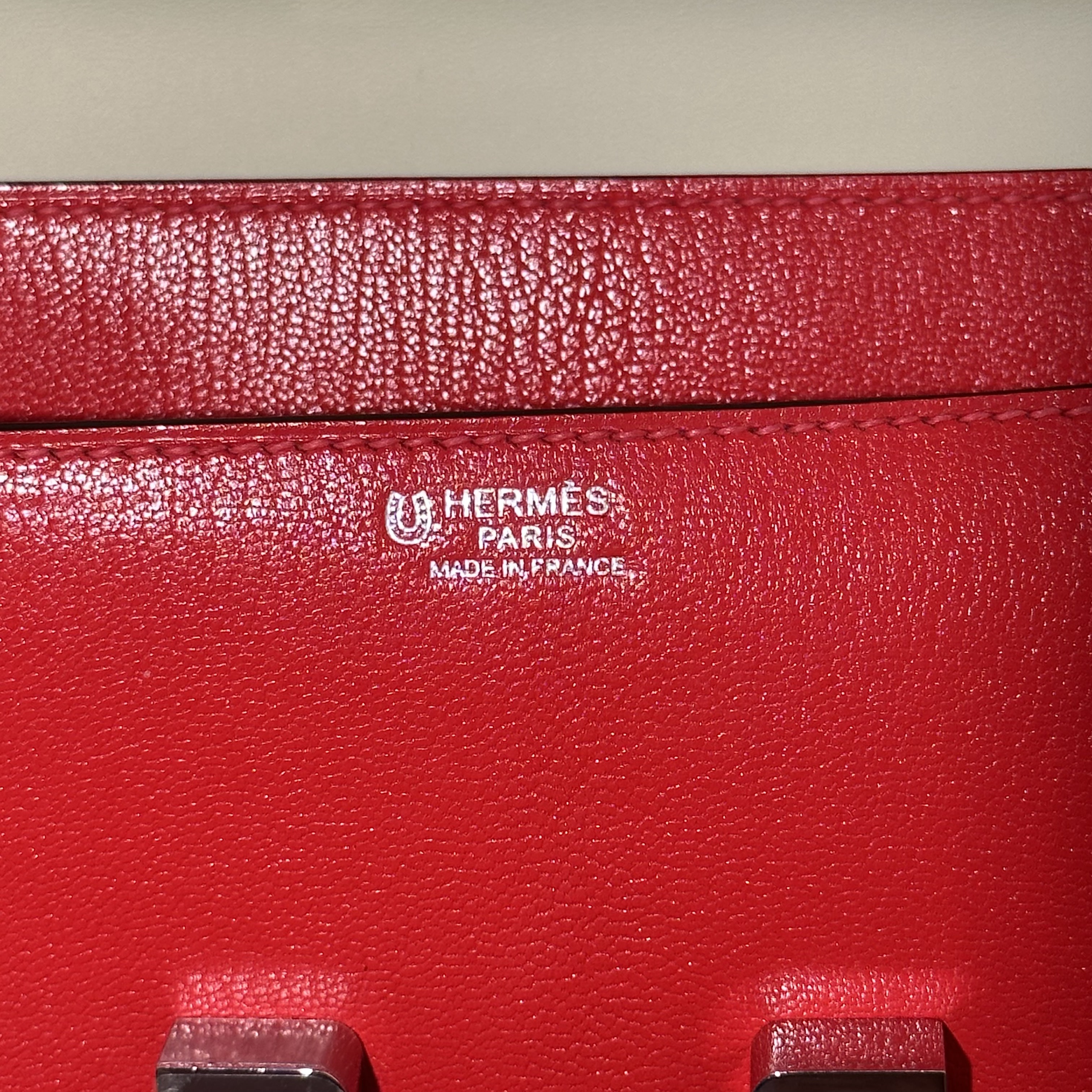 Hermes Constance Elan Chèvre Leather PHW миниатюра 3