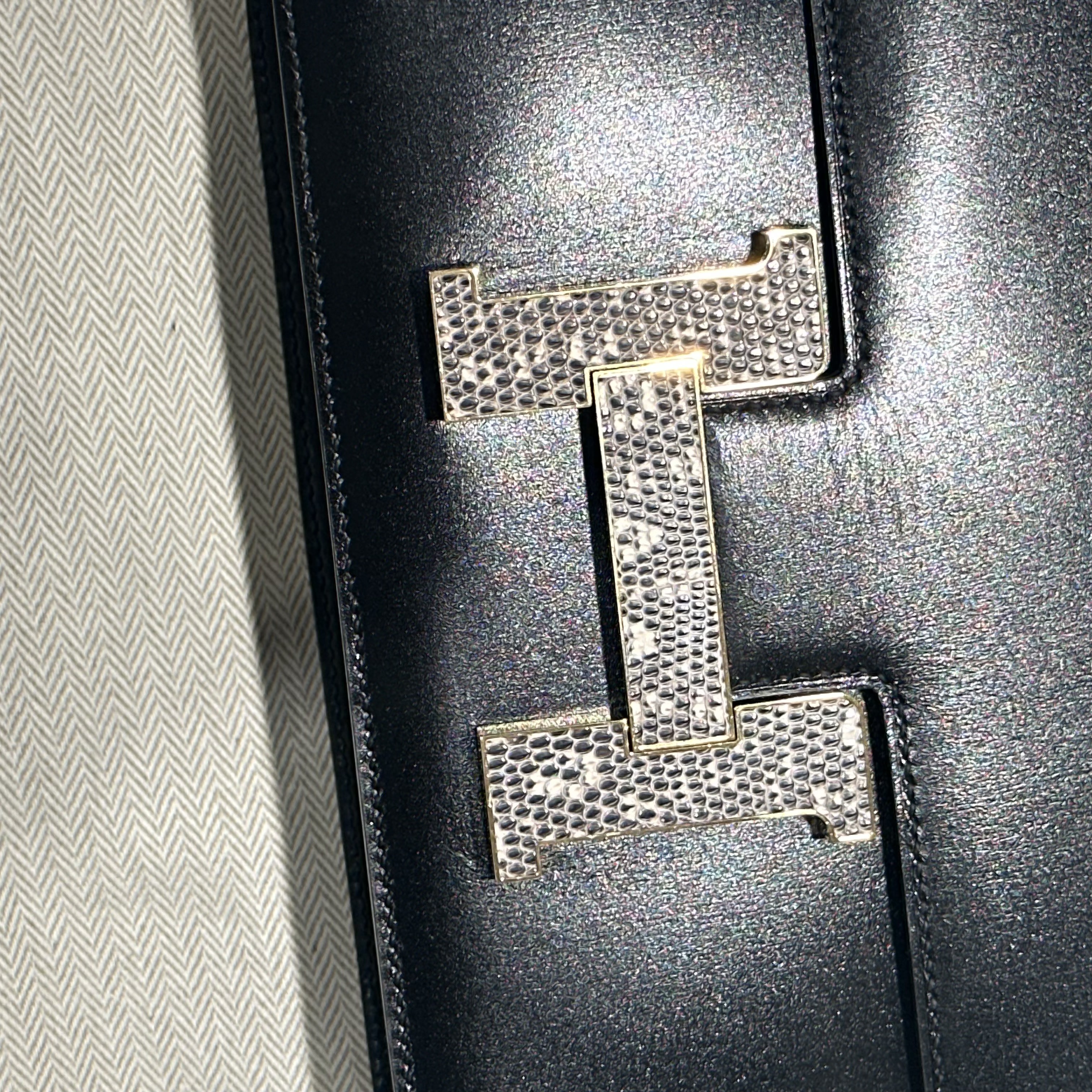 Hermes Constance 24 cm Box Lizard Ombré Leather GHW миниатюра 6