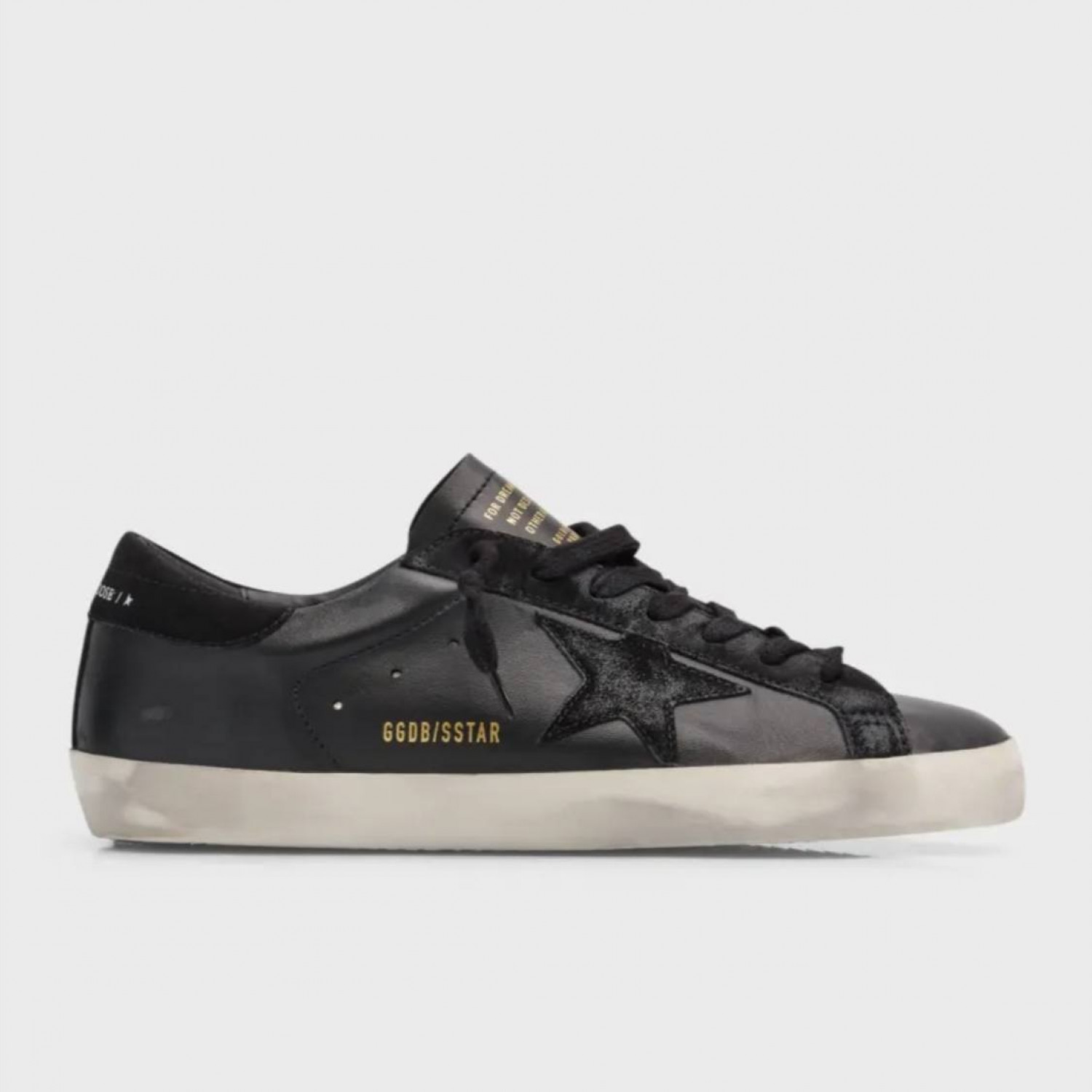 Golden Goose Super Star / Black-white star / Черн-бел звезда