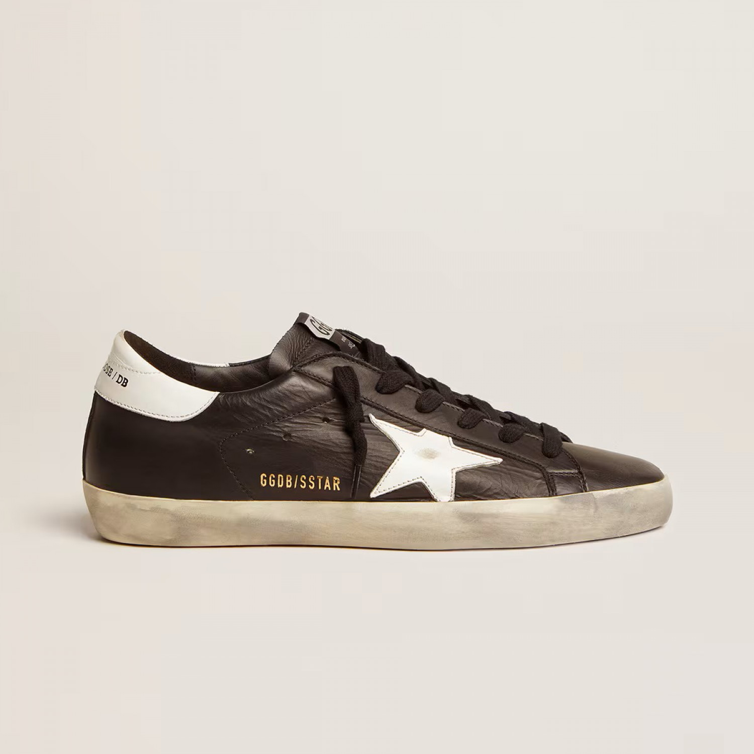 Golden Goose Super Star / Blue heel tab / Голубая пятка
