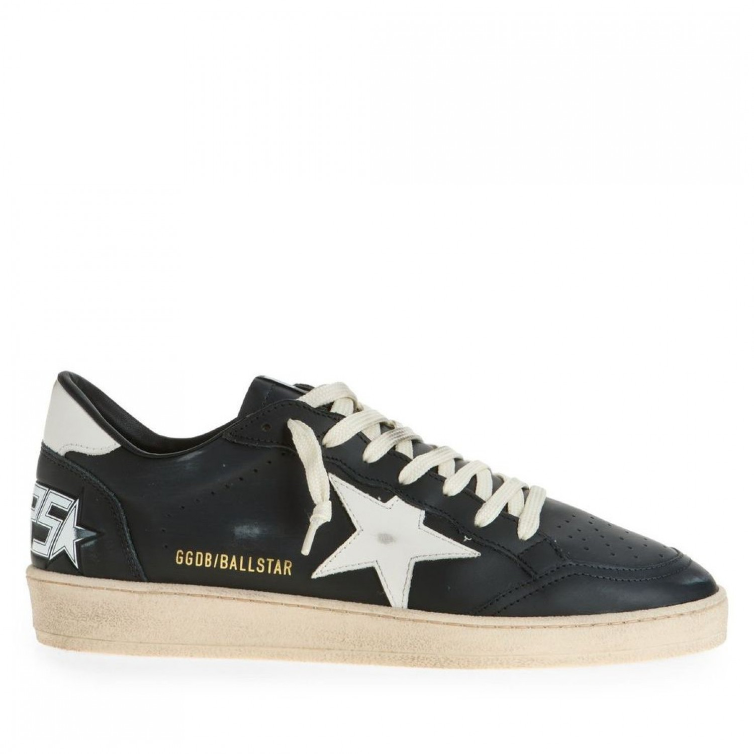 Golden Goose Super Star / Black croc-print star Men / Крок звезда муж