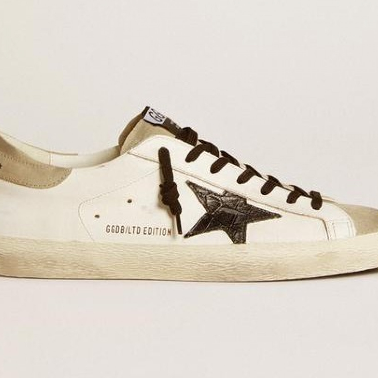 Golden Goose Super Star / Black croco Men /Черный кроко муж