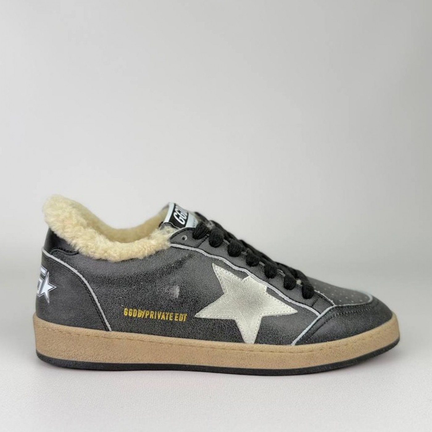 Зимние Golden Goose Ball Star / Асфальт муж