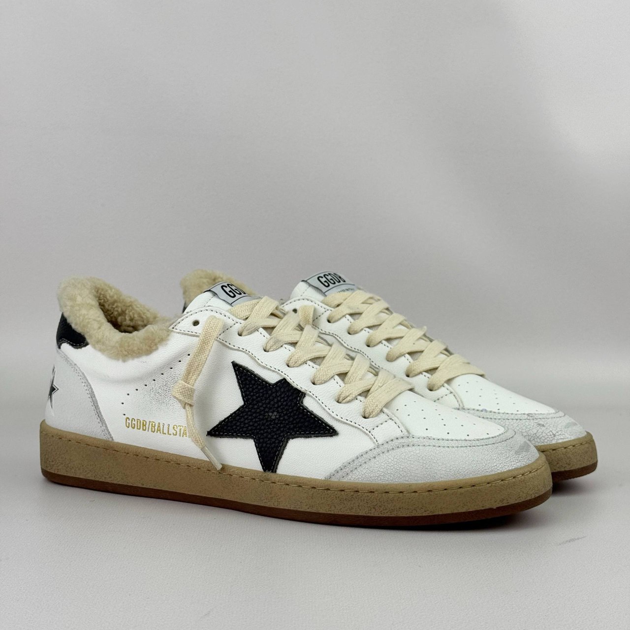 Зимние Golden Goose Ball Star / Белые мужские