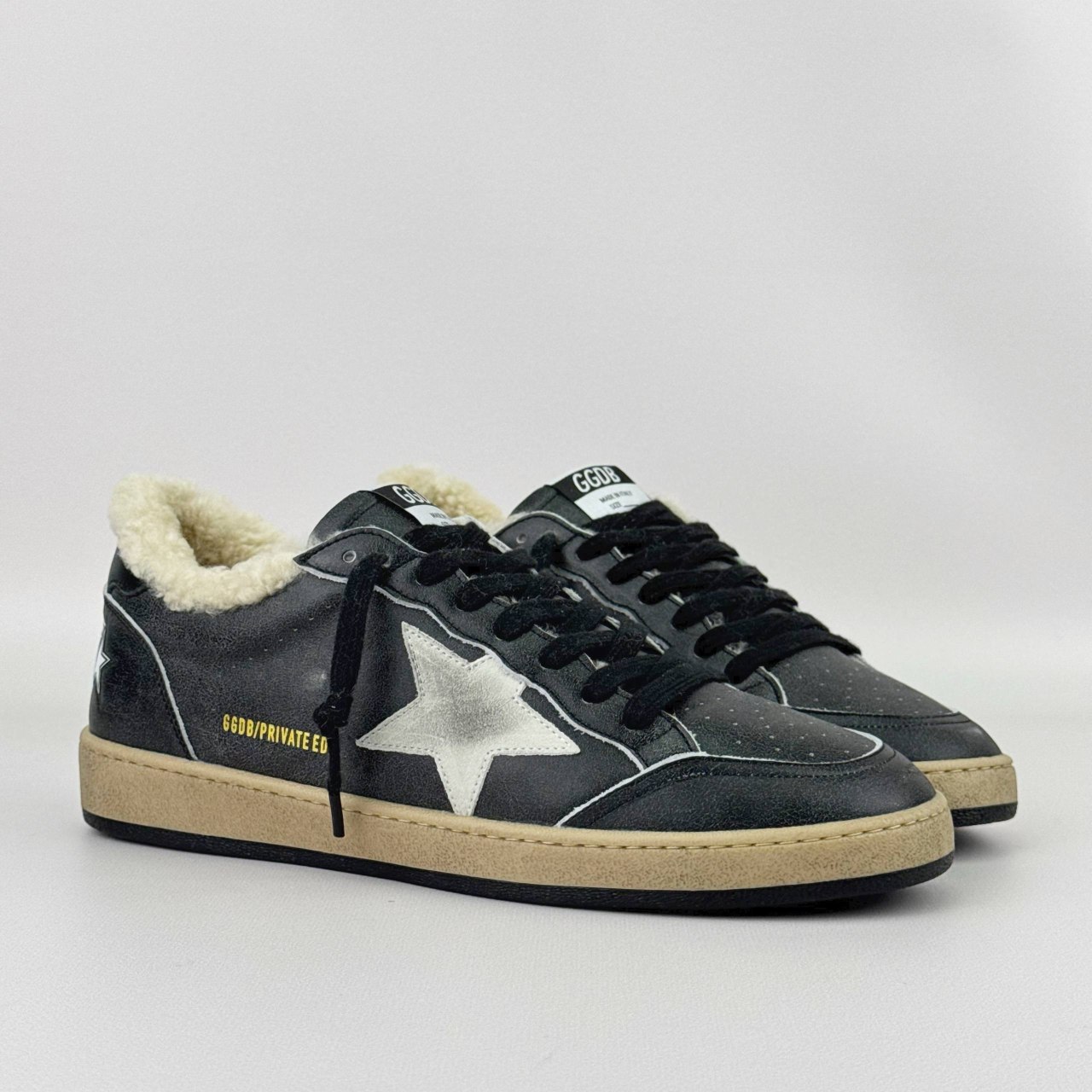 Зимние Golden Goose Ball Star / Темно-серые мужские