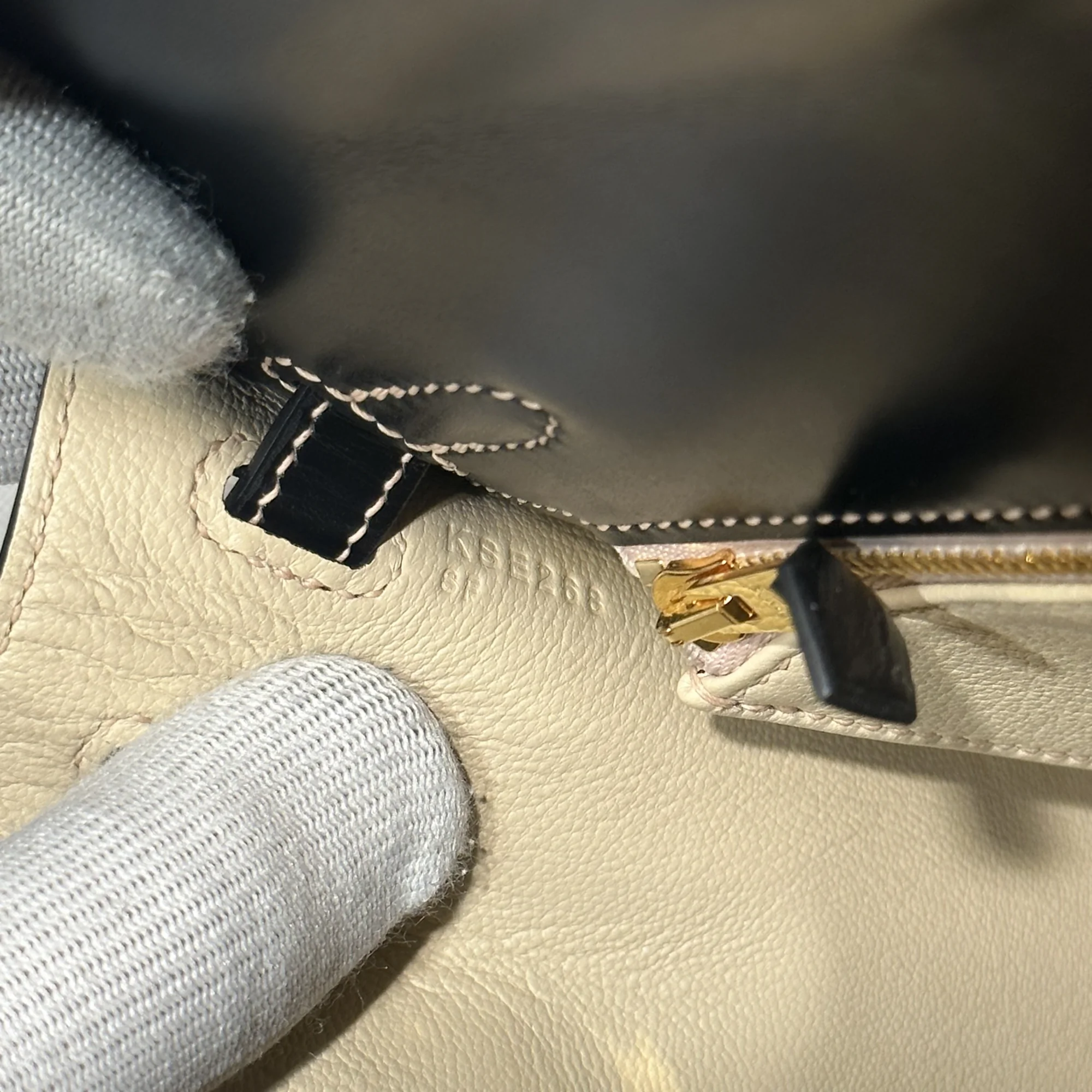 Hermes Kelly 28 Box Leather Noir GHW миниатюра 7