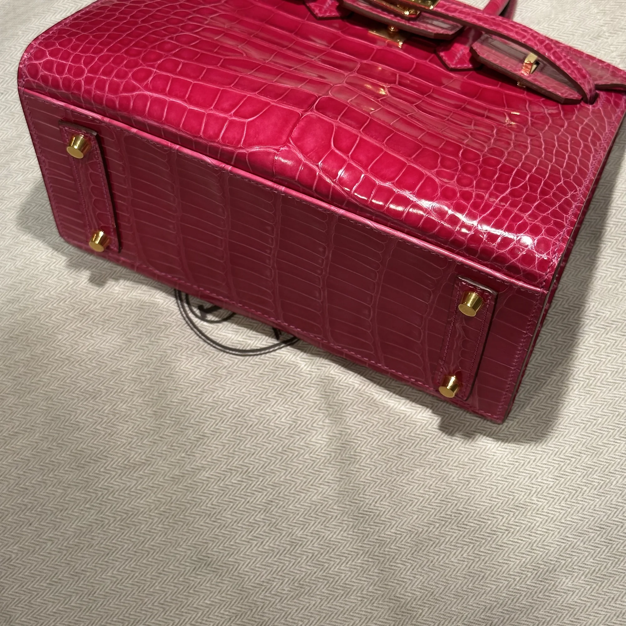 Hermes Birkin Sellier 20 Alligator Crocodile Leather GHW миниатюра 4