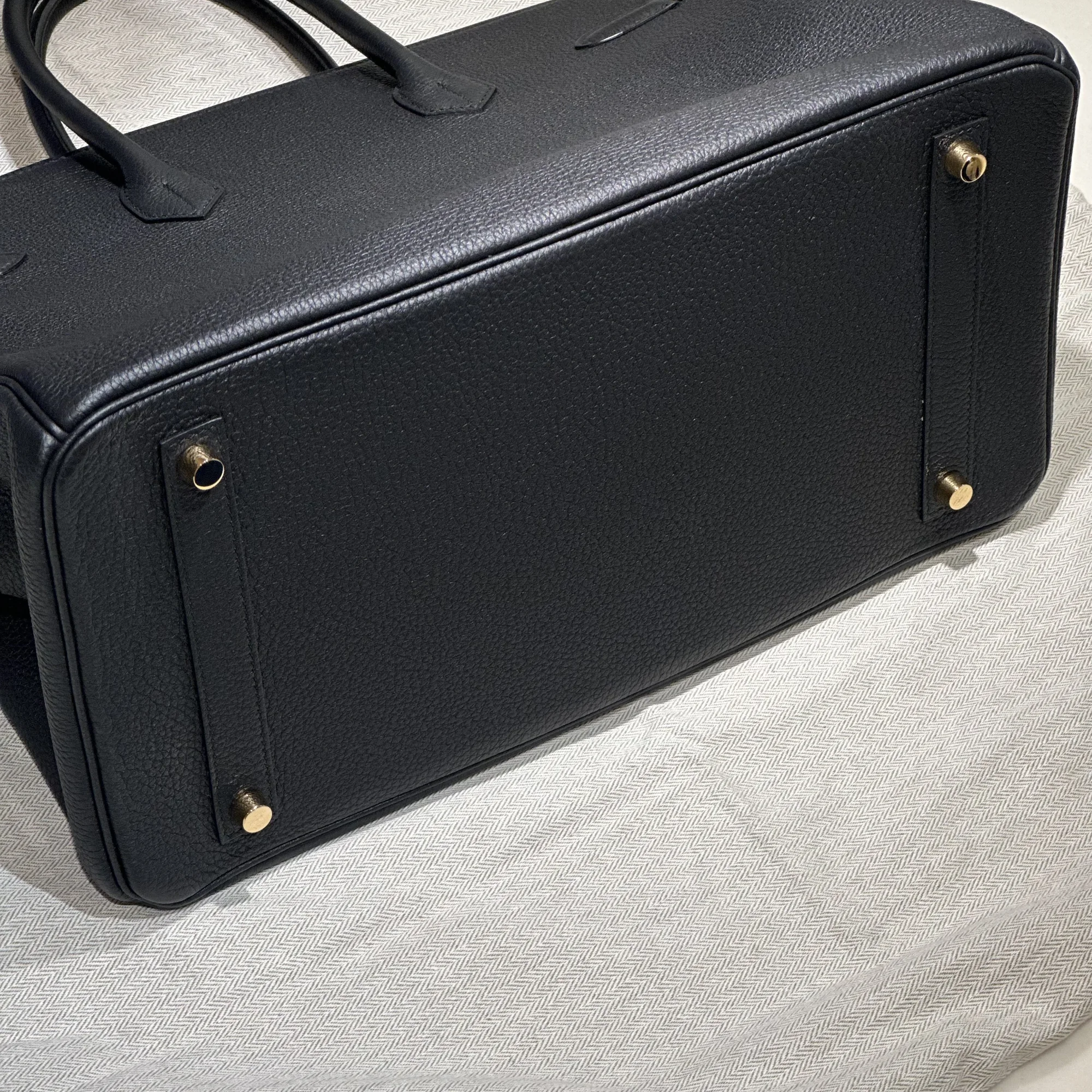 Hermes Birkin 35 Togo Leather Orange PHW миниатюра 10