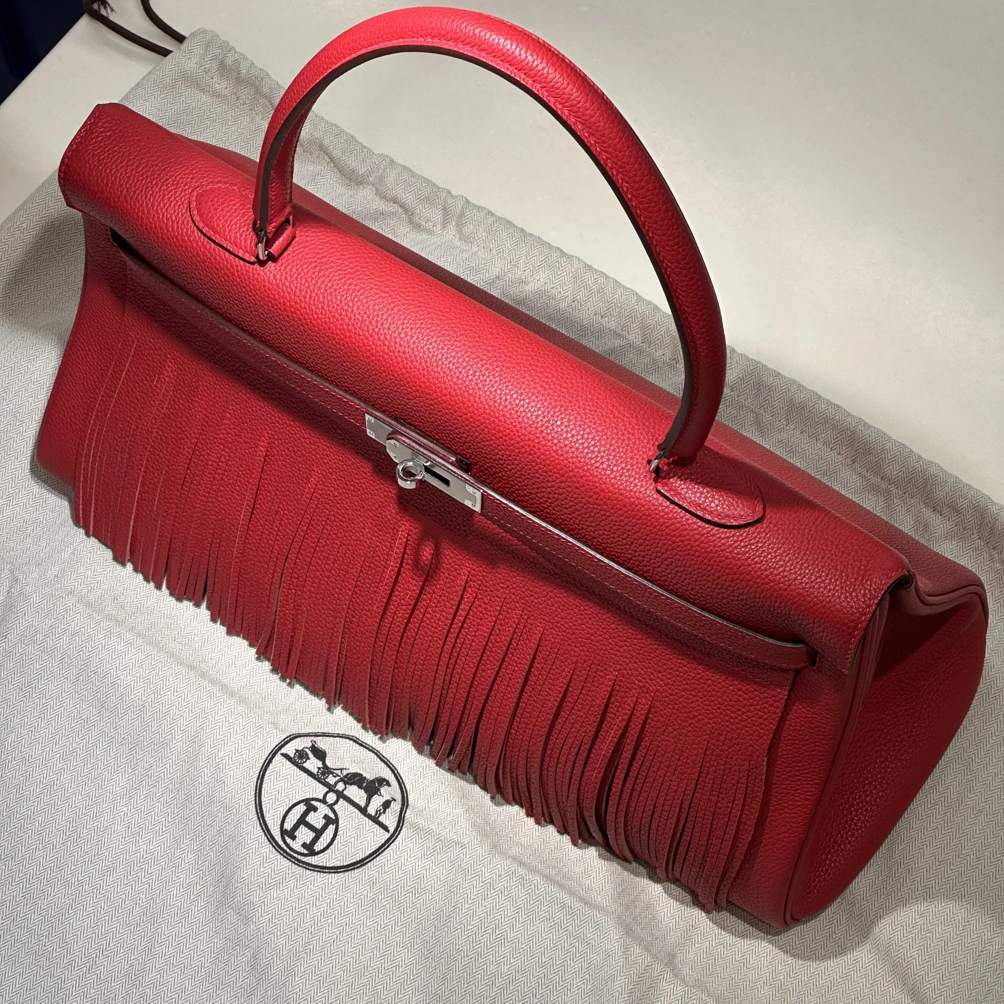 Hermes Kelly Shoulder 42 Togo Leather PHW