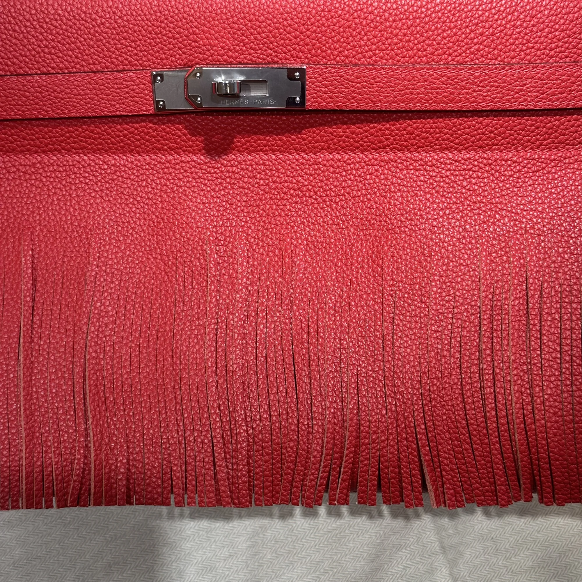 Hermes Kelly Shoulder 42 Togo Leather PHW миниатюра 4