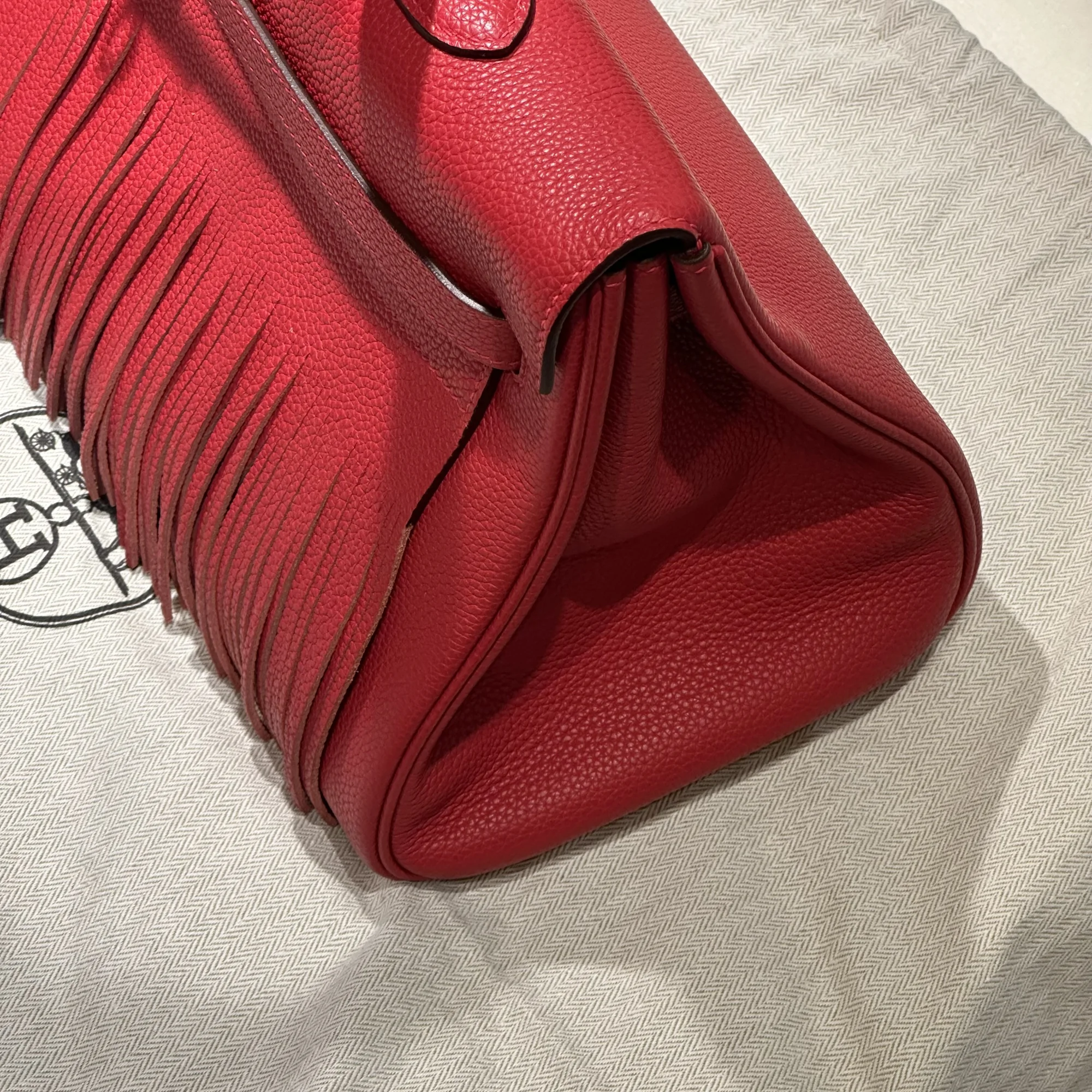 Hermes Kelly Shoulder 42 Togo Leather PHW миниатюра 5