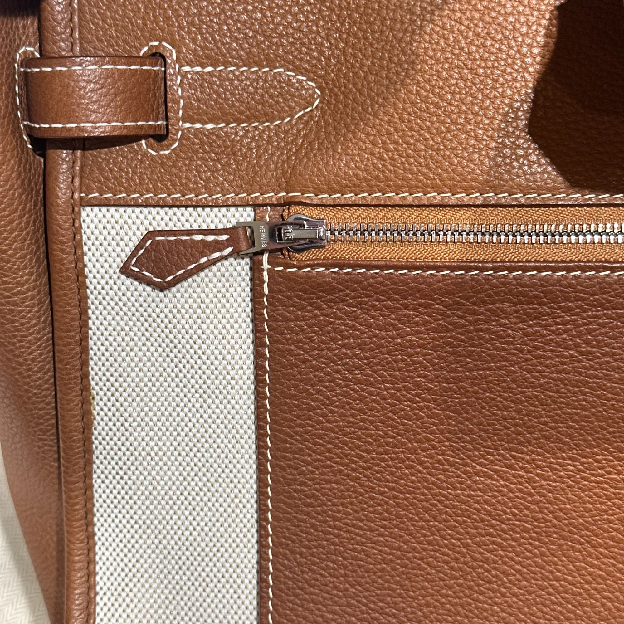 Hermes Birkin Upside Down 35 Barenia Leather RHW миниатюра 8