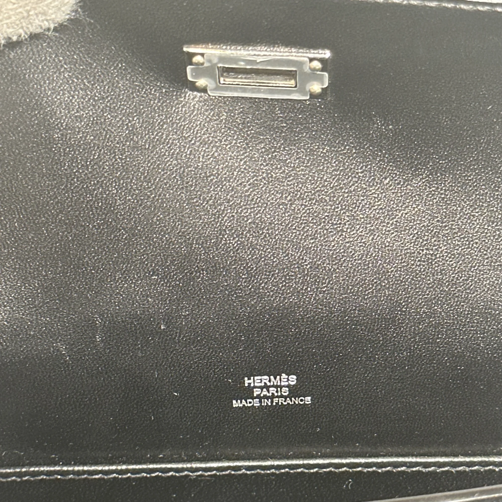 Hermes Kelly Pochette Rock 22 Swift Leather Silver миниатюра 6