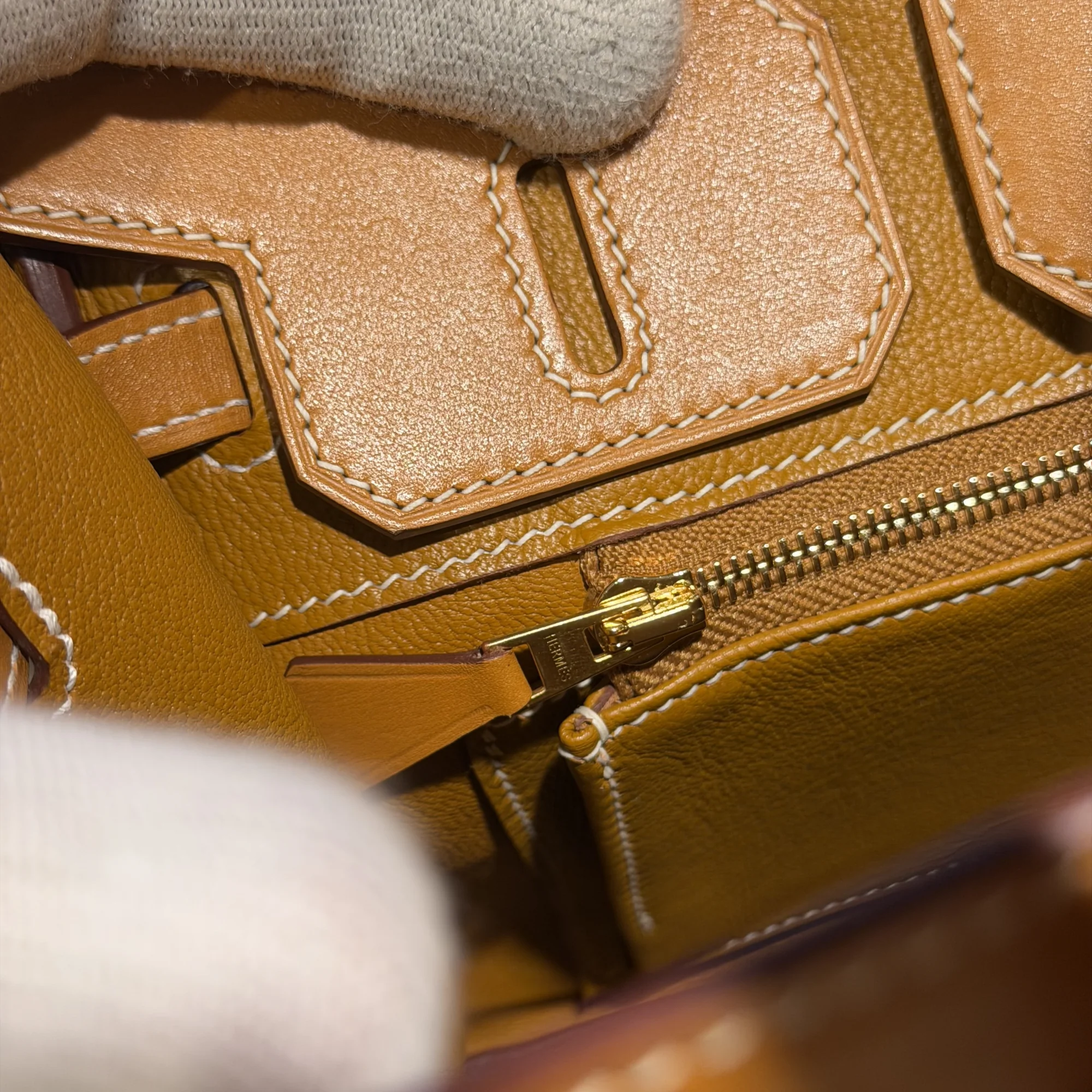 Hermes Birkin 25 Mustard Butler Leather GHW миниатюра 3