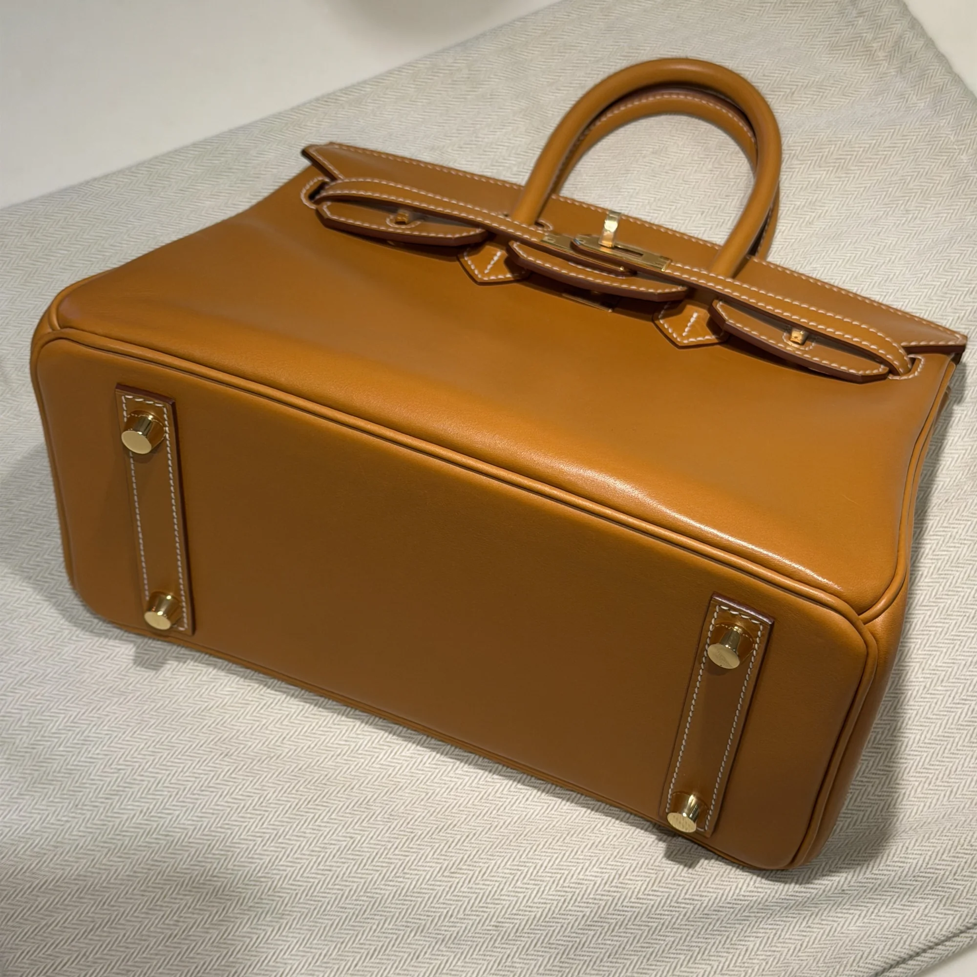 Hermes Birkin 25 Mustard Butler Leather GHW миниатюра 8