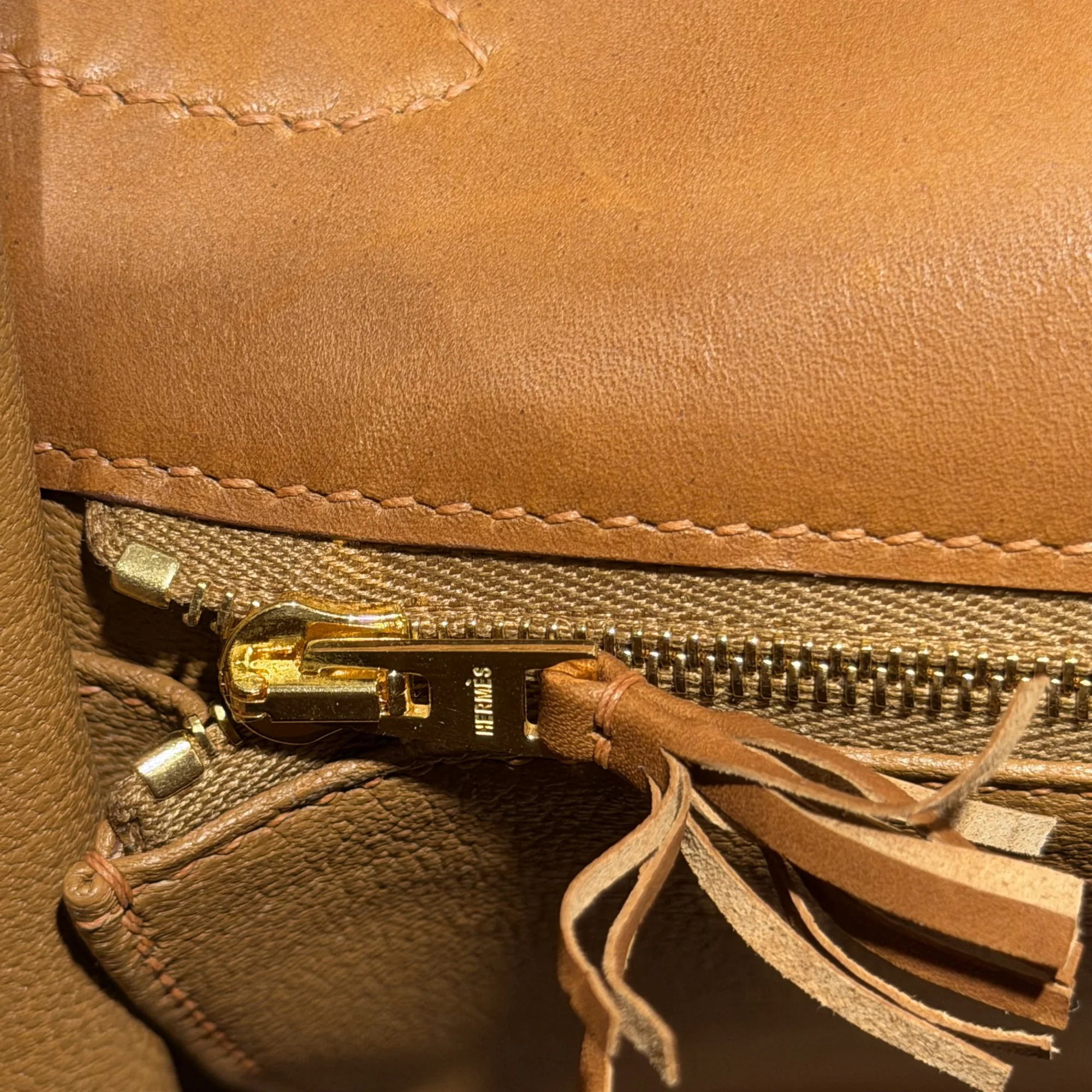 Hermes Kelly 35 Barenia Leather GHW миниатюра 6