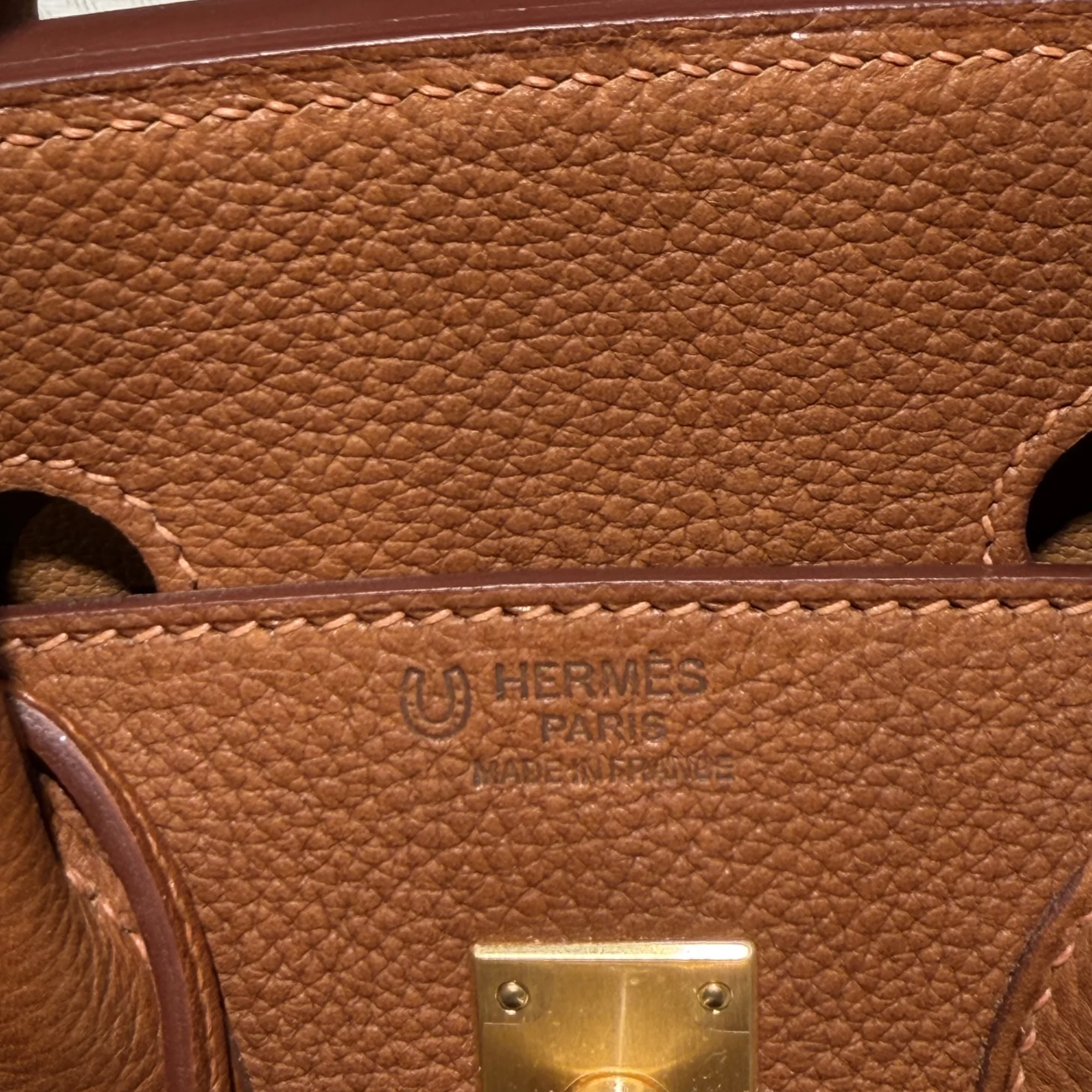 Hermes Birkin 25 Barenia Leather BGHW миниатюра 8