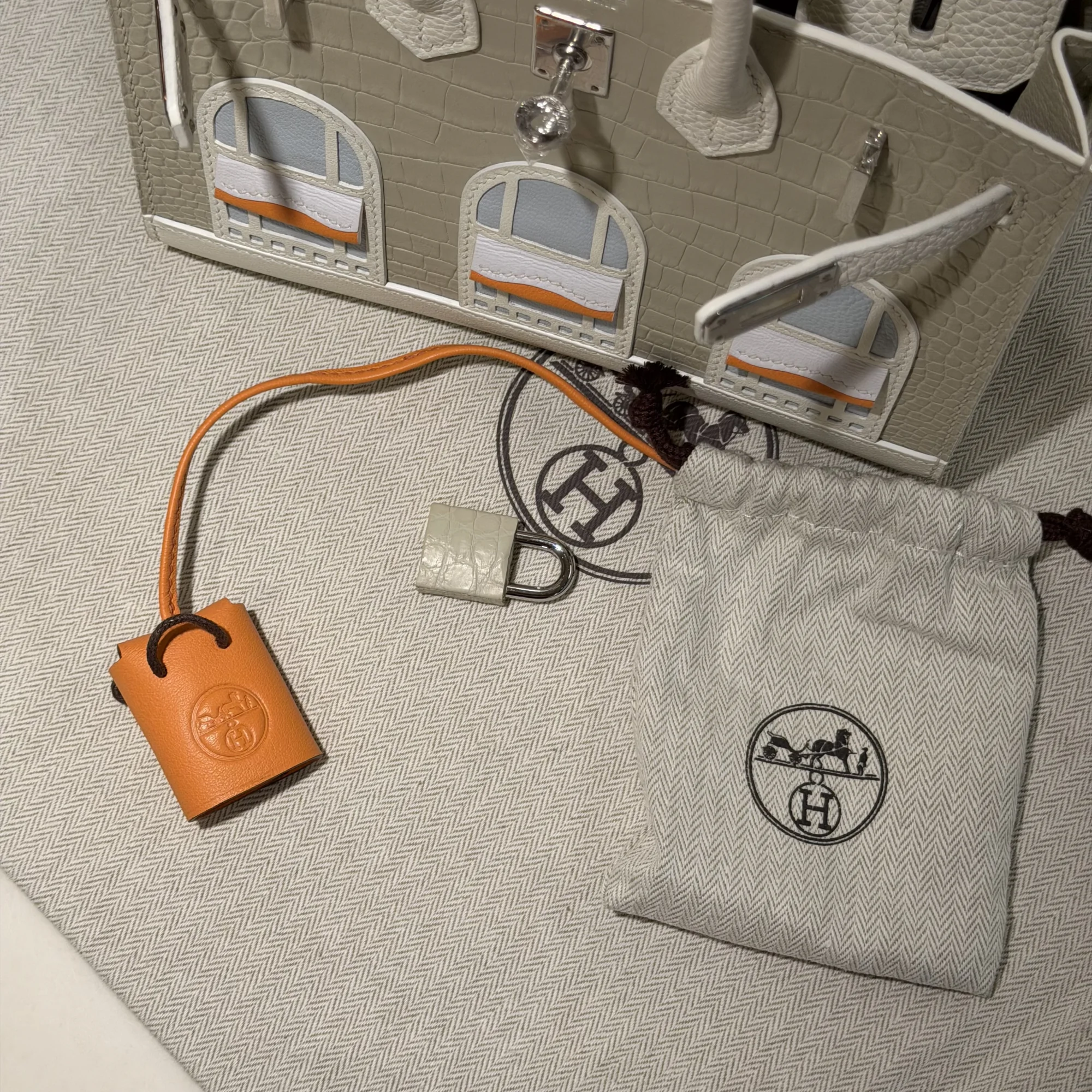 Hermes Birkin 20 Sellier Faubourg PHW миниатюра 2