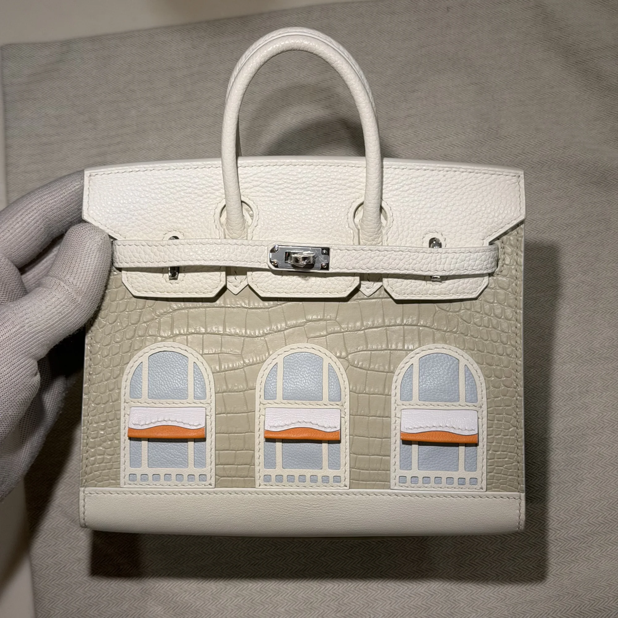 Hermes Birkin 20 Sellier Faubourg PHW миниатюра 8