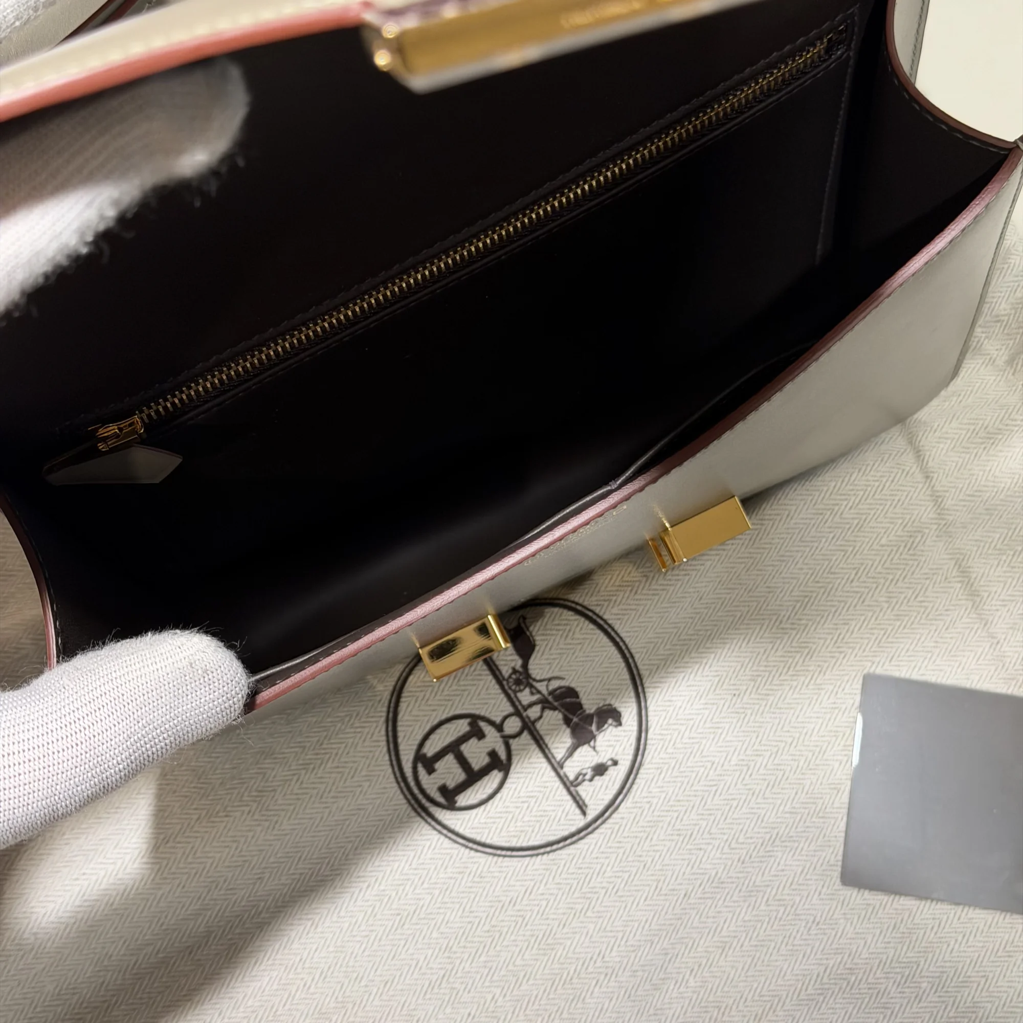 Hermes Constance 24 Box Alligator Crocodile Leather GHW миниатюра 5