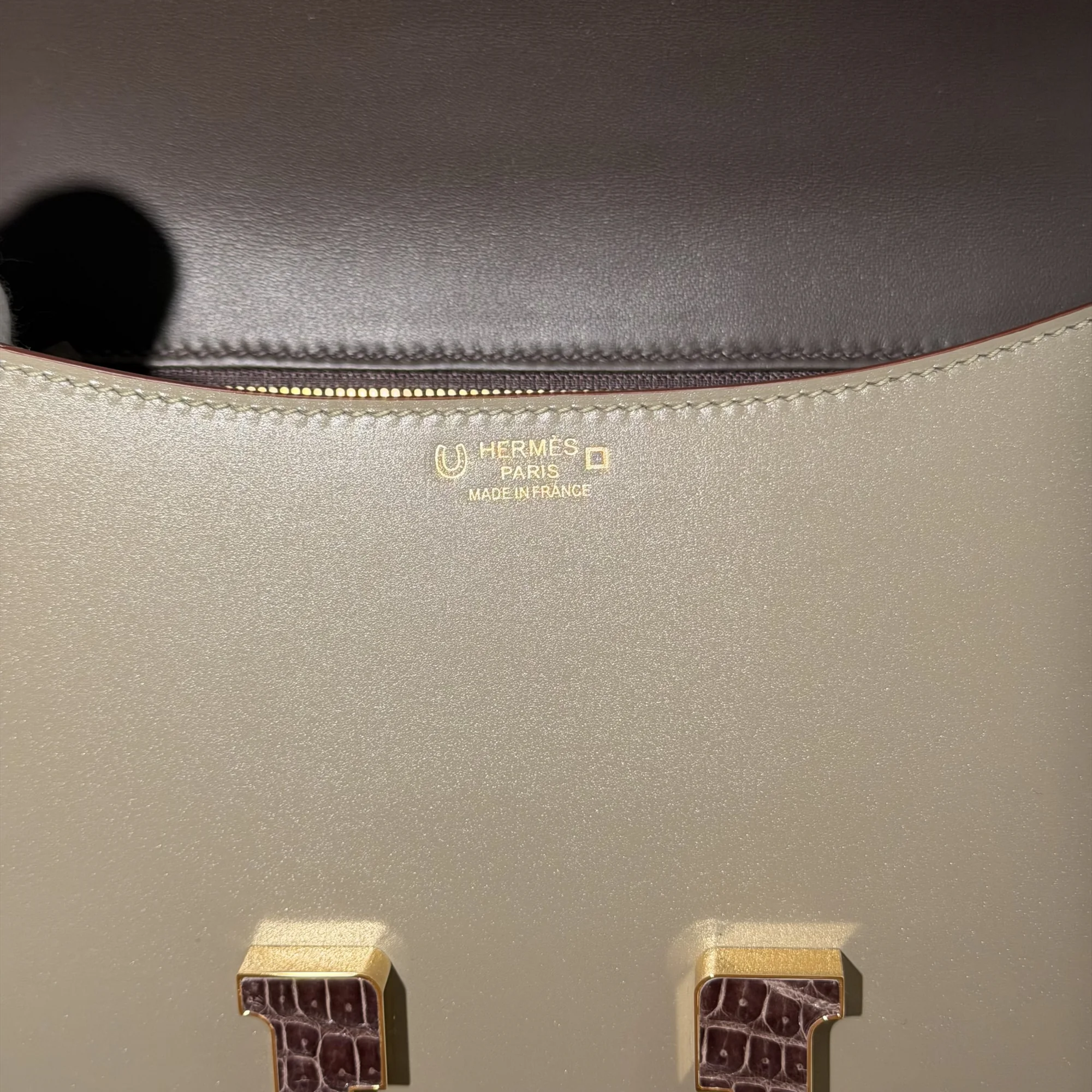 Hermes Constance 24 Box Alligator Crocodile Leather GHW миниатюра 7