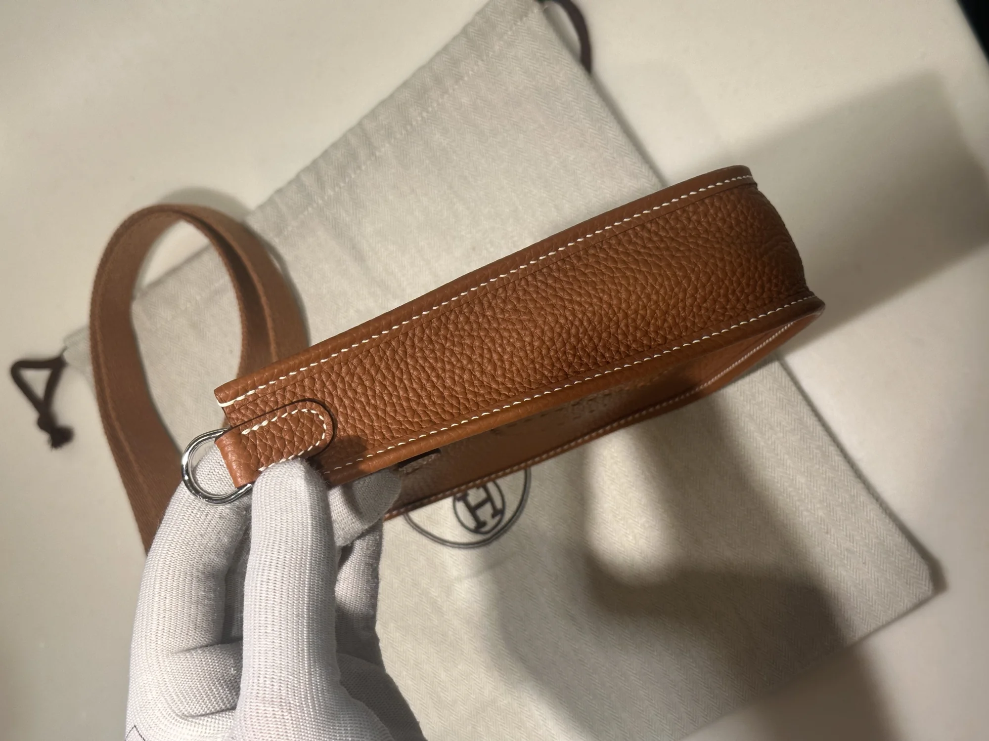 Hermes Evelyne 18 Togo Leather миниатюра 3