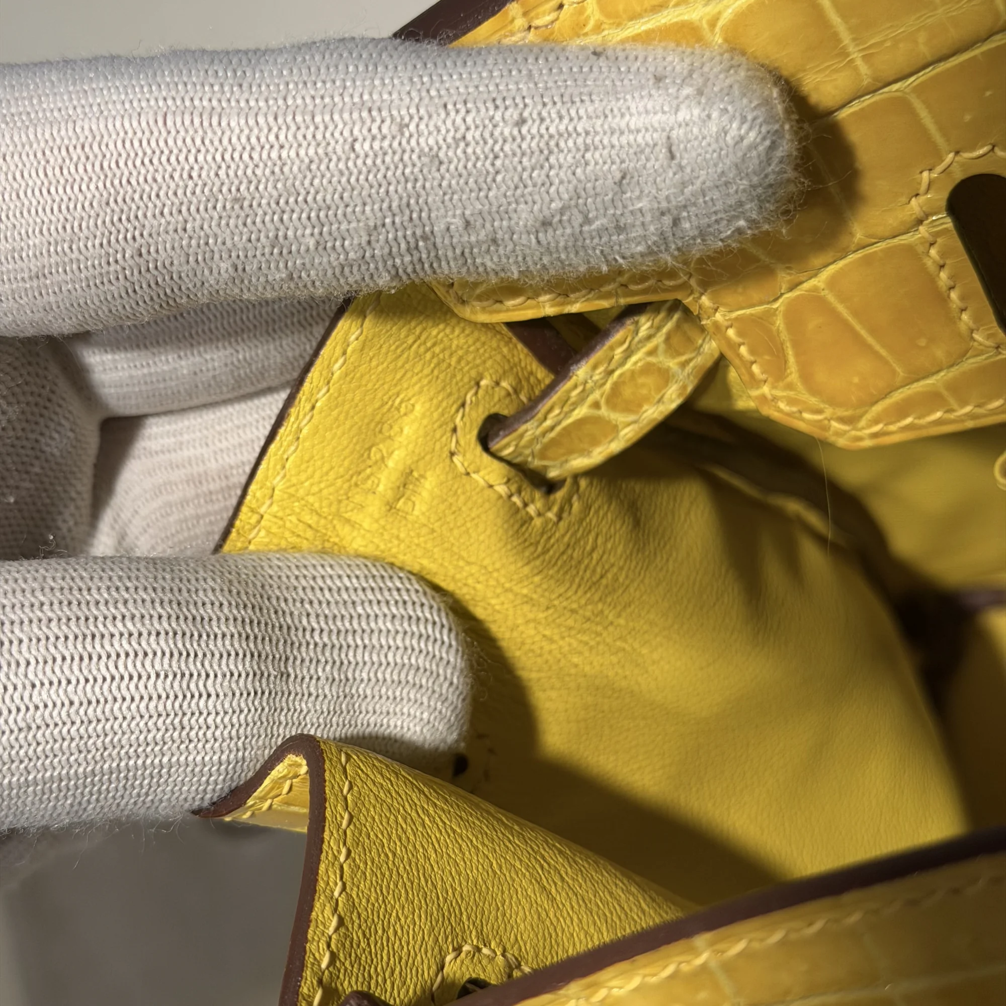 Hermes Birkin 25 Crocodile Niloticus GHW миниатюра 3