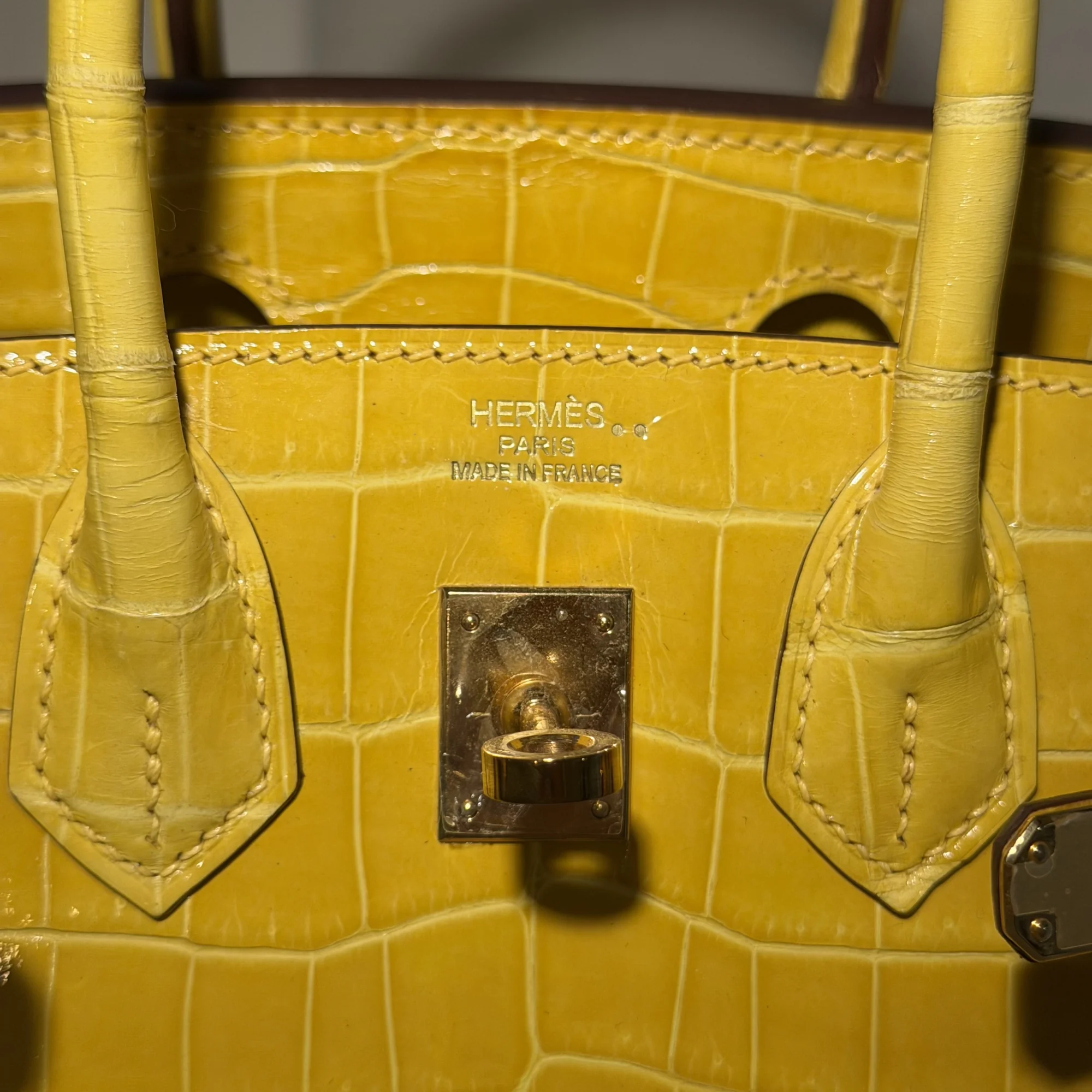Hermes Birkin 25 Crocodile Niloticus GHW миниатюра 4
