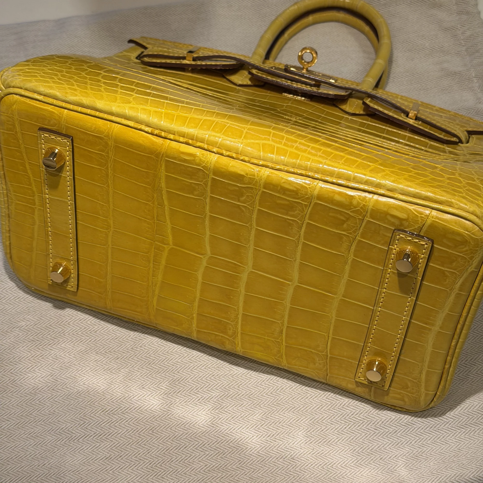 Hermes Birkin 25 Crocodile Niloticus GHW миниатюра 7