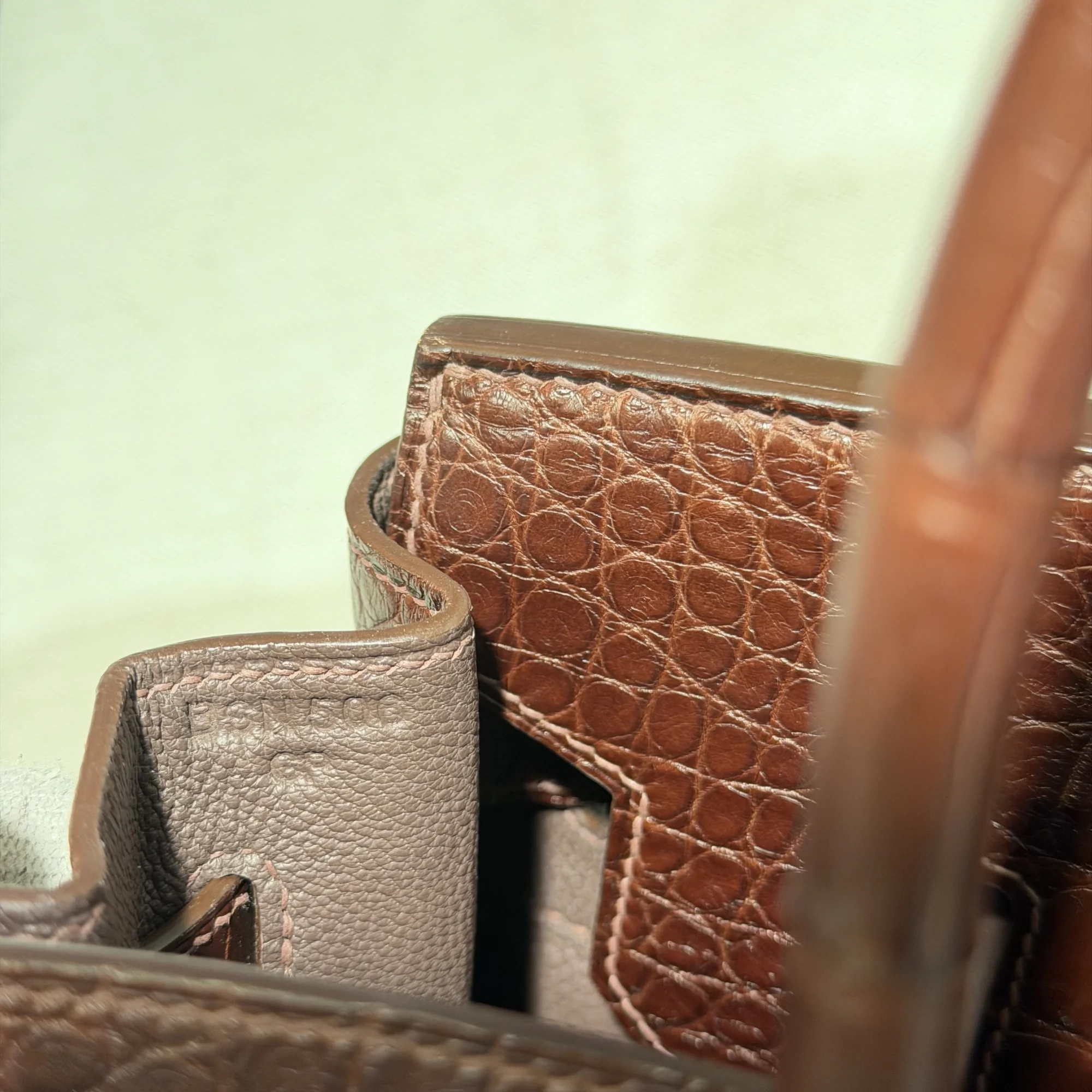 Hermes Birkin 30 Alligator Crocodile Leather PHW миниатюра 4