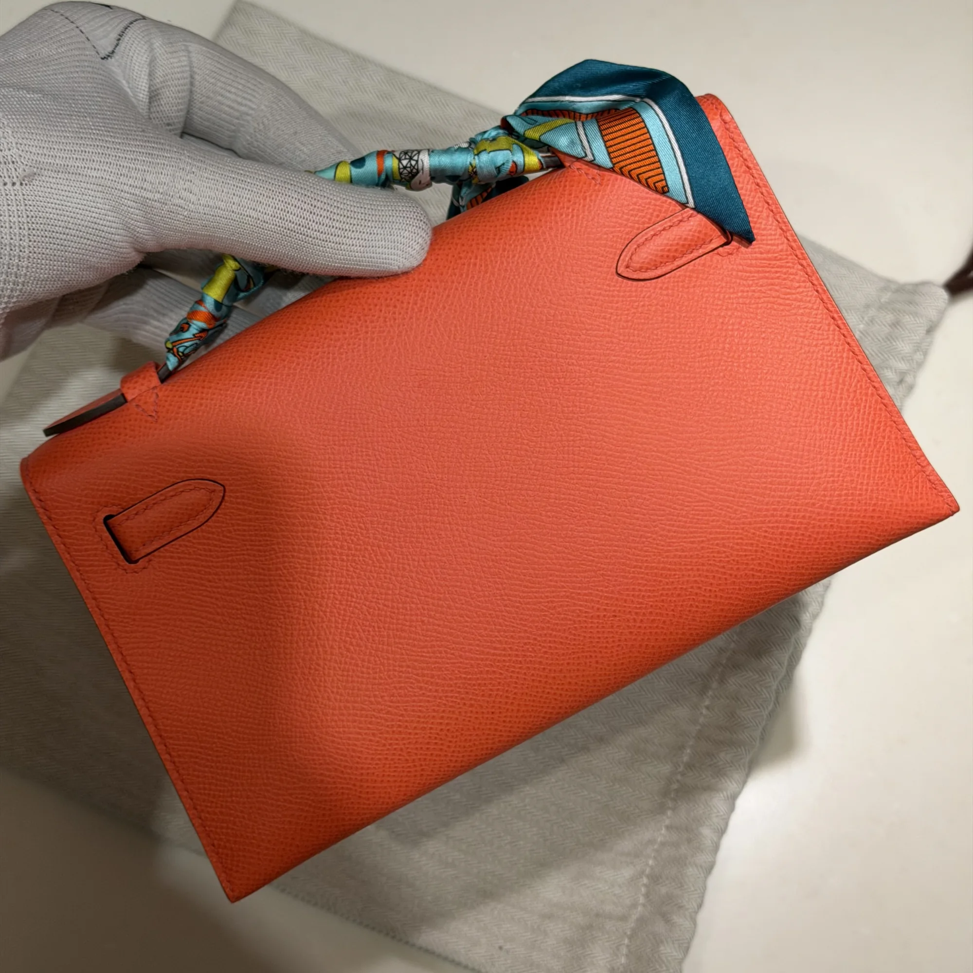 Hermes Kelly Pochette 22 Epsom Leather GHW миниатюра 6