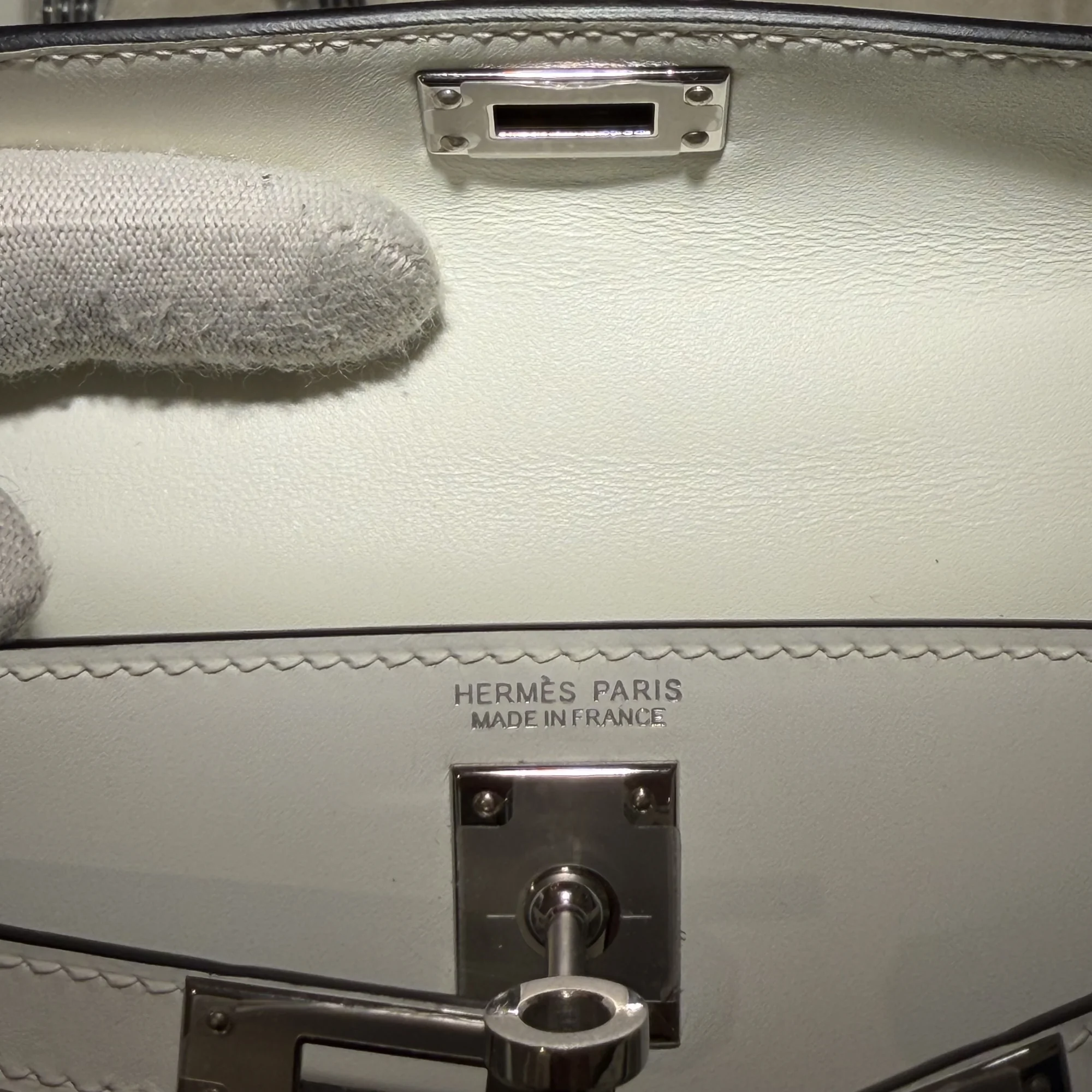 Hermes Mini Kelly 19 Box Leather PHW миниатюра 8