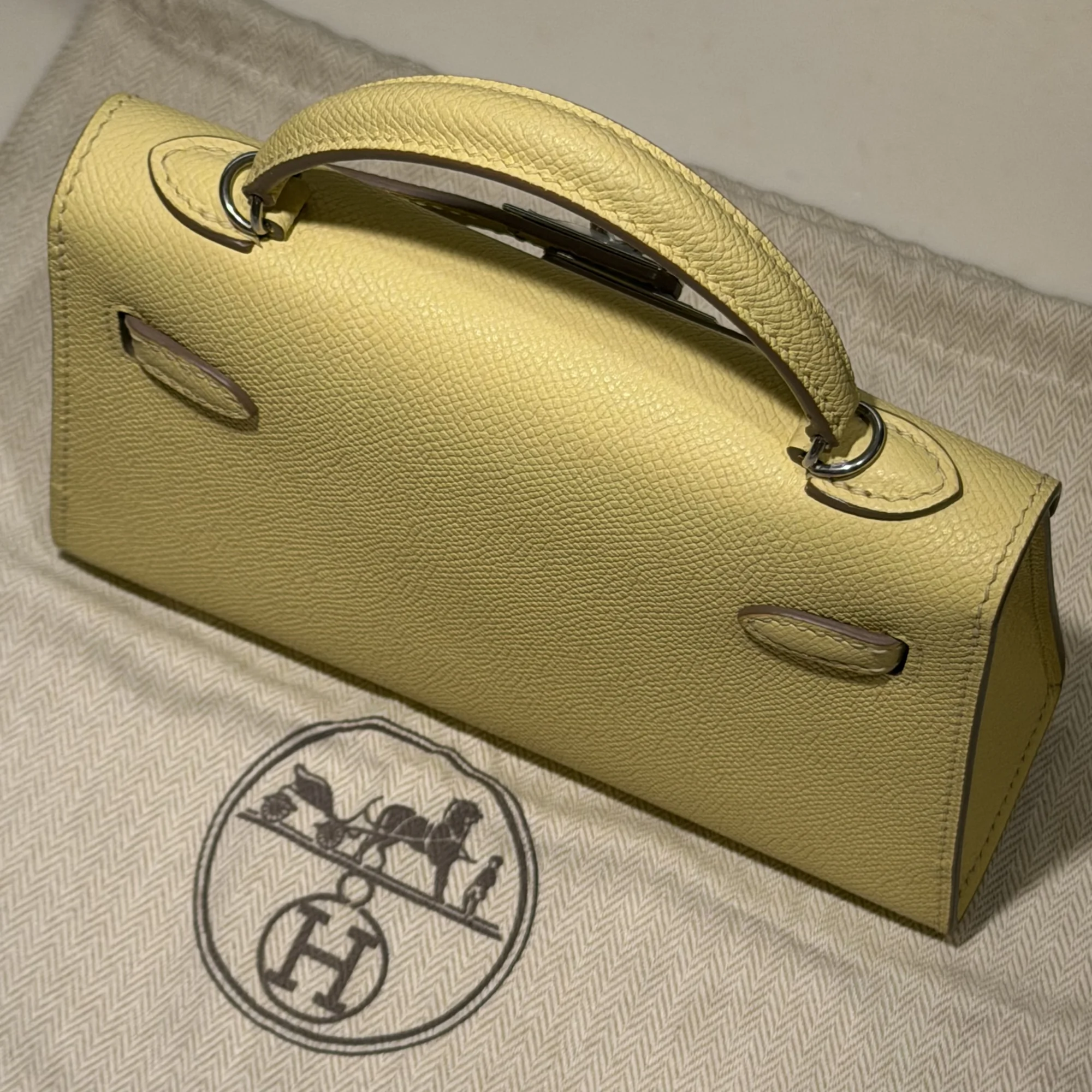 Hermes Mini Kelly 19 Epsom Leather PHW миниатюра 4