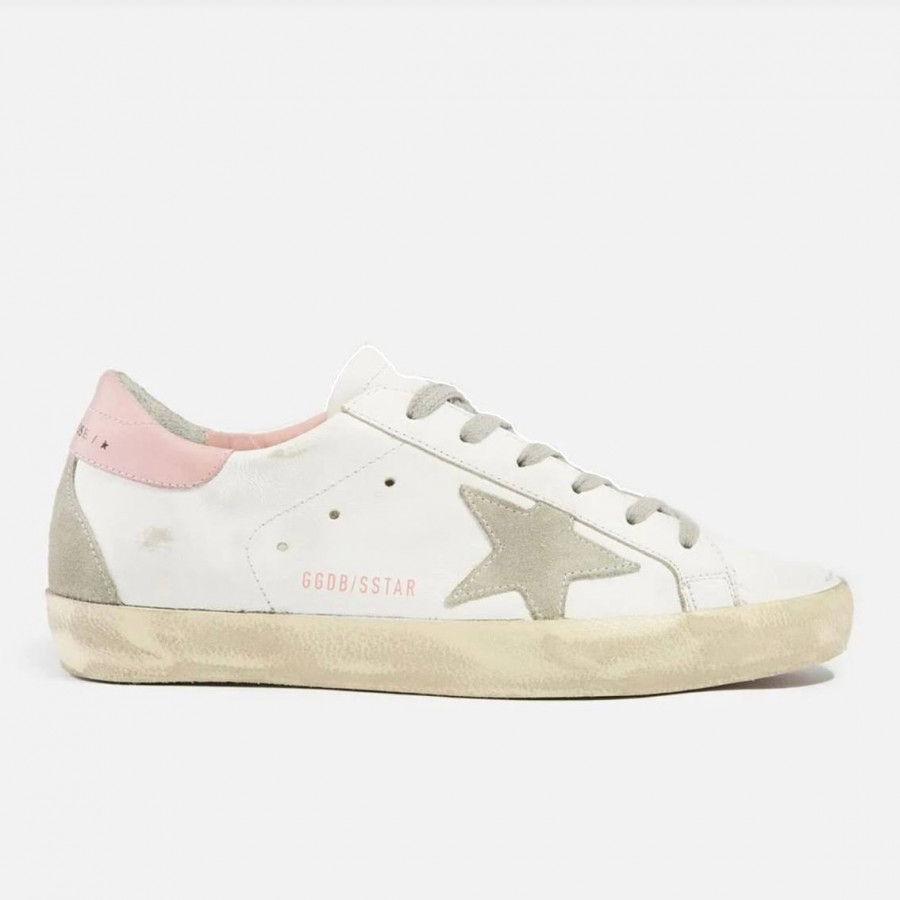 Golden Goose Super Star / Pink heel tab / Розовая пятка