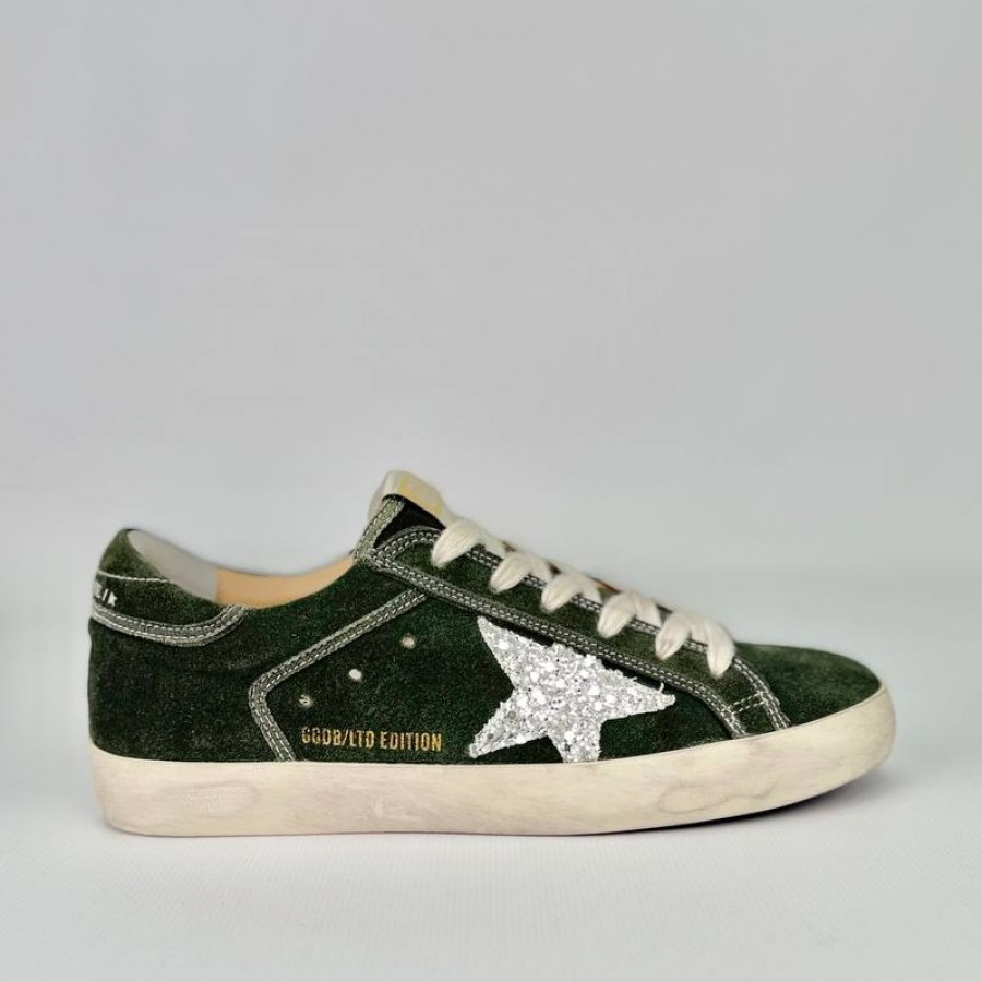 Golden Goose Super Star / Suede Green / Замша зеленая