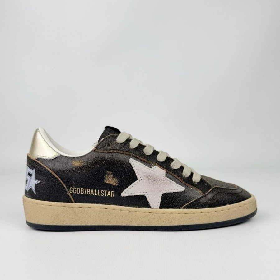 Golden Goose Ball Star / Brown nappa / Коричневые