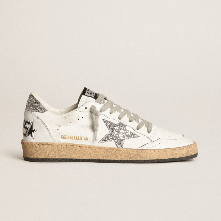 Golden Goose Ball Star / Glitter star / Серебро звезда