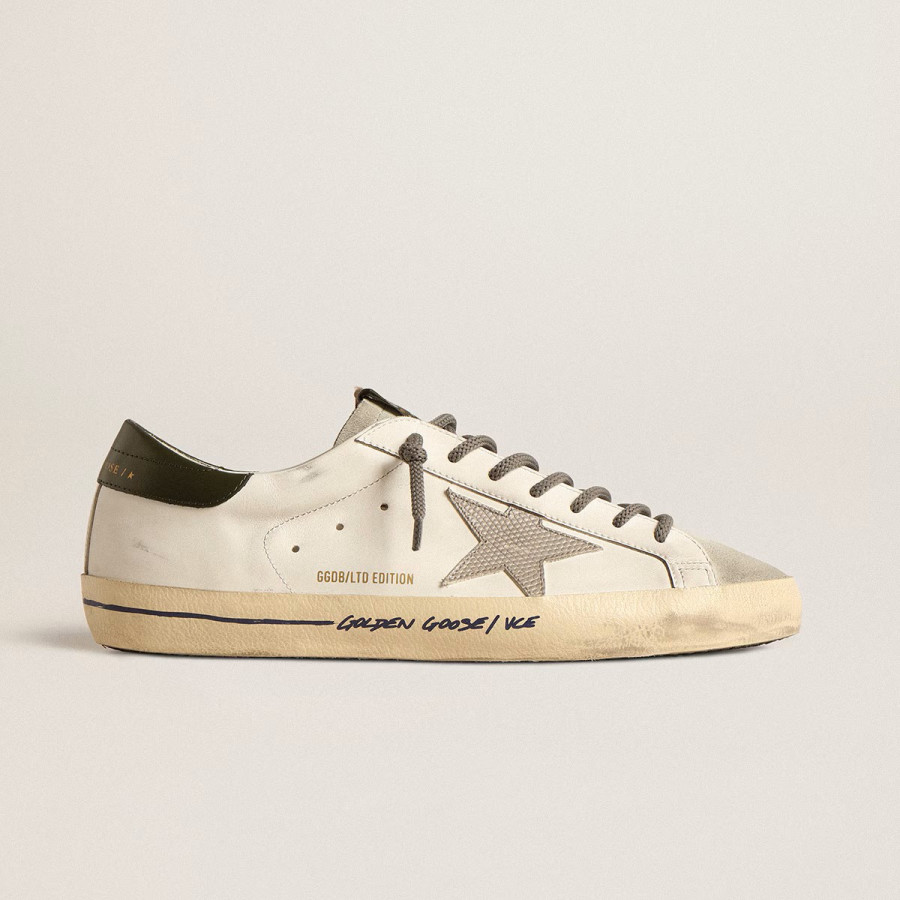 Golden Goose Super Star / Green heel tab Men / Зеленая пятка муж