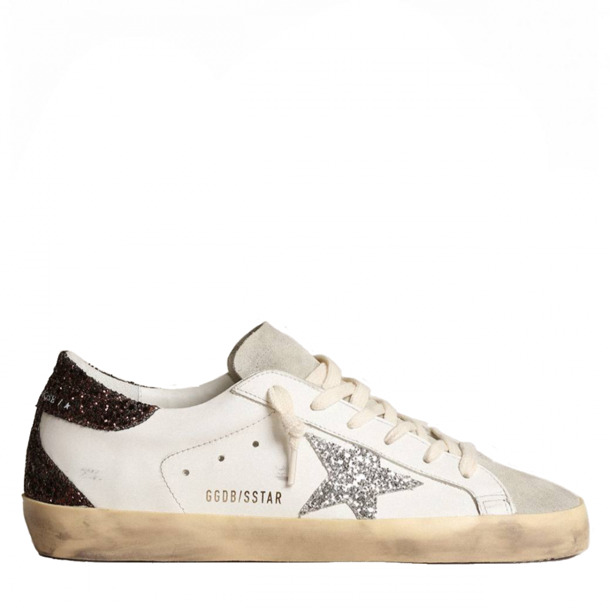 Golden Goose Super-Star / Super-Star Wmns White Silver Black Glitter