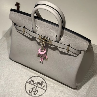 Hermes Birkin 25 Evercolor Leather Permabrass
