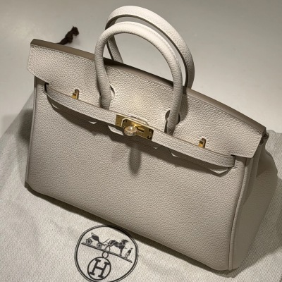 Hermes Birkin 25 Togo Leather GHW