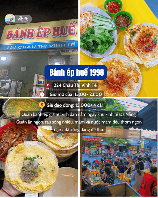 Top 7 Quán Bánh Ép Đà Nẵng Ngon Chuẩn Vị Huế