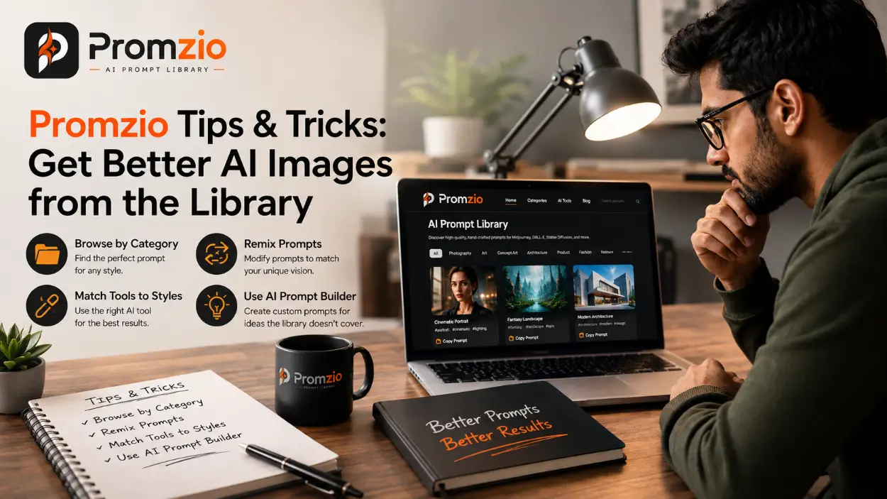 Promzio Tips & Tricks: Get Better AI Images from the Library