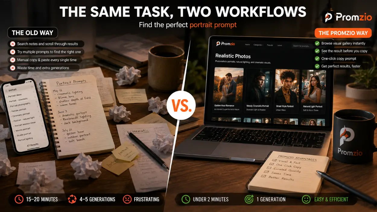 A Direct Comparison: The Same Task, Two Workflows