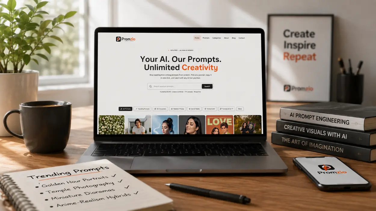 Trending AI Prompts on Promzio: Best Styles & Featured Picks