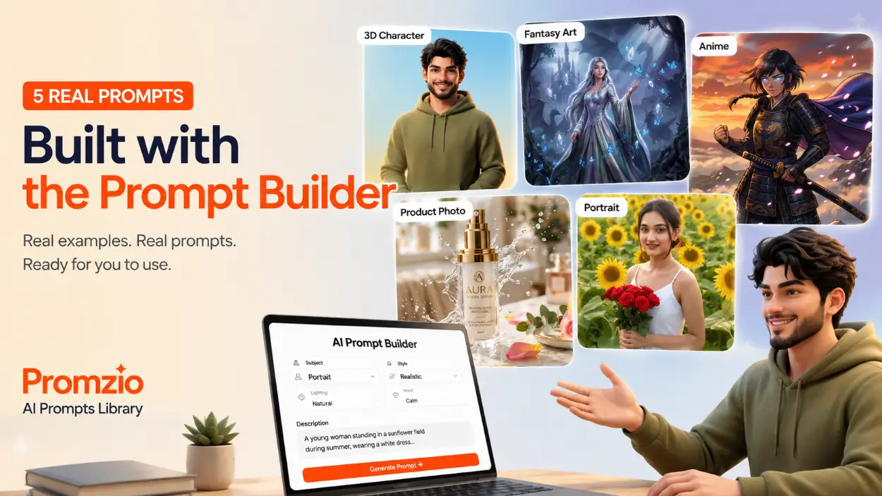 5 Real Prompts Built with the Prompt Builder