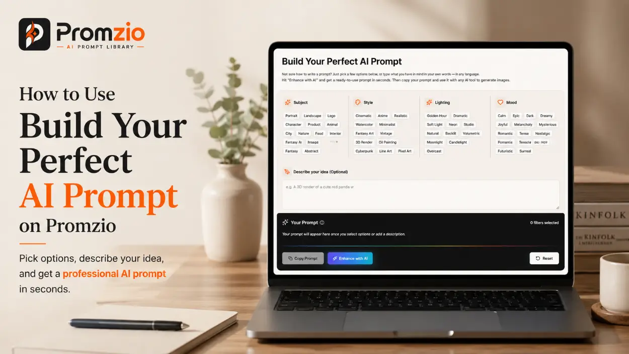 How to Use "Build Your Perfect AI Prompt" on Promzio — Complete Guide