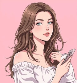 Anime Key Visual: Pastel Elegance with Modern Confidence