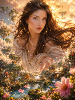 Celestial Goddess: Colossal Fantasy Ascension Over Miniature Realm