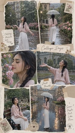 Rainy Season Moodboard: Nostalgic Campus Memories in Six Frames